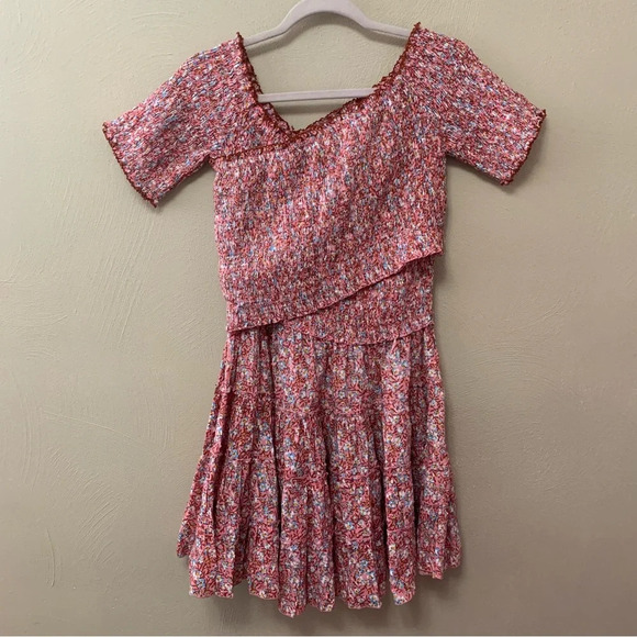 Poupette St Barth Mini Dress Soledad Light Pink Paquerette Size Large NWT New - Picture 5 of 15